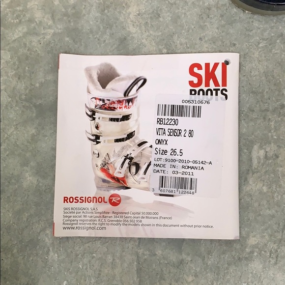 Rossignol Women’s Ski Boots. Women’s Size 9.5. - Picture 3 of 5